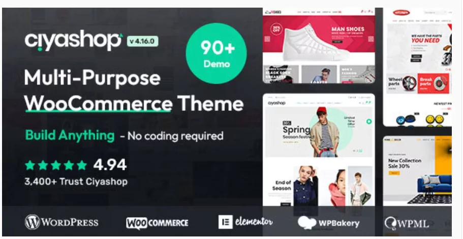 CiyaShop v4.12.2 – Responsive Multi-Purpose Theme