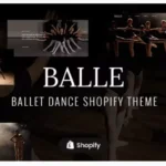 Balle - Dance Studio Shopify Theme
