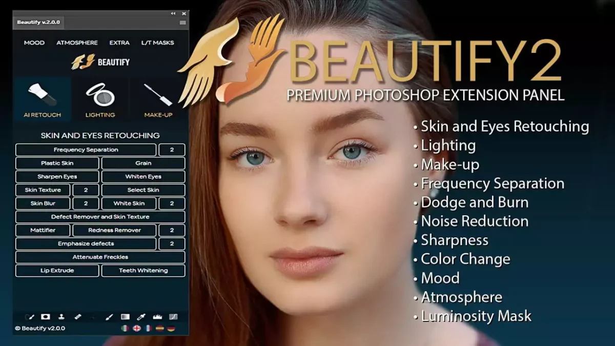 Beautify for Adobe Photoshop 2.0.0