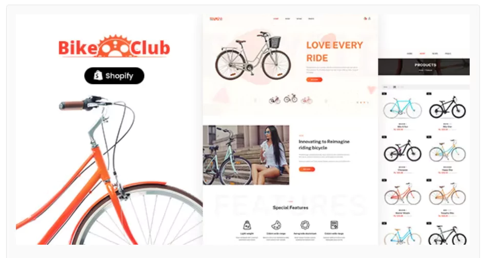 Bikez - Cycle, Bike Shop Single Product Shopify Theme