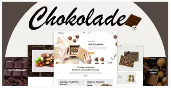 Chokolade Chocolate Sweets & Candy And Cake Shopify Theme