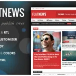 FlatNews – Responsive Magazine WordPress Theme