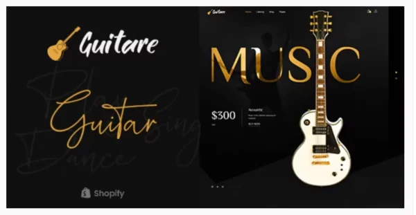Guitare - Instruments, Music Store Shopify Theme