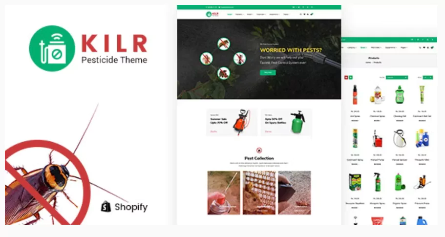 Kilr - Pest Control Shopify Theme