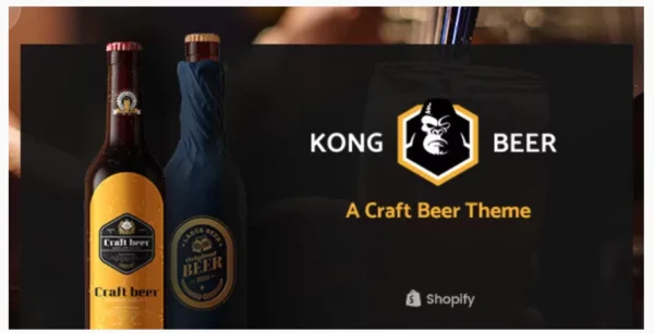 Kong - Alcohol, Beer & Liquor Store Shopify Theme