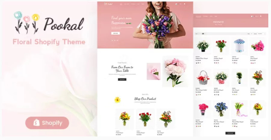 Pookal - Flower Shop & Florist Shopify Theme