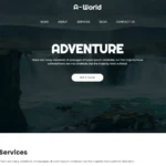 A-World –Bootstrap 5 Travel Agency Website Template