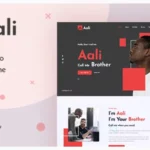 Aali - Personal Portfolio WordPress Theme