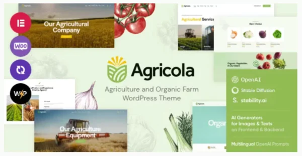 Agricola - Agriculture & Organic Farm Theme