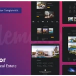 Alcor — Dark Real Estate Elementor Template Kit