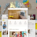 Amity Animal Hospital and Veterinarian Elementor Template Kit