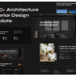 Anglo - Architecture & Interior Design Elementor Template Kit