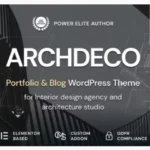 Archdeco - Architecture & Interior Design Agency Portfolio WordPress Theme