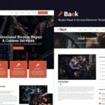 Baek – Bicycle Repair and Service Elementor Template Kit