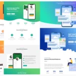 Baha - Apps Landing Elementor Template Kit