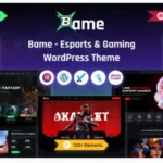 Bame - eSports and Gaming WordPress Theme