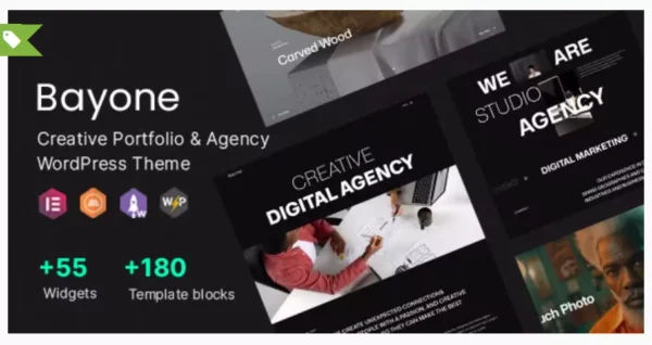 Bayone - Creative Agency & Portfolio WordPress Theme