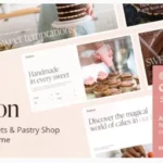 Bonbon - Chocolate & Pastry Shop WordPress Theme + AI