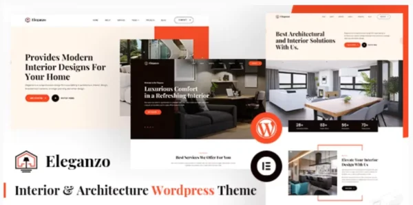 Eleganzo Interior & Architecture WordPress Theme