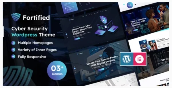 Fortified IT & Cyber Security WordPress Theme