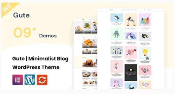 Gute Minimalist Blog WordPress Theme