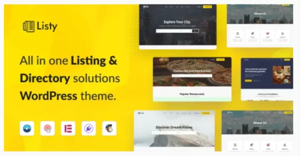 Listy - Listing & Directory Solutions WordPress Theme