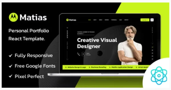 Matias - Personal Portfolio React Template