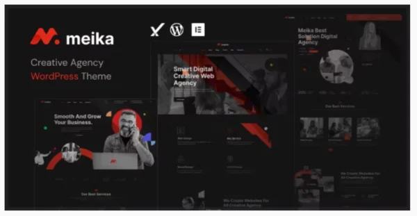 Meika – Creative Agency WordPress Theme