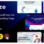 Metize - Landing Page WordPress Theme