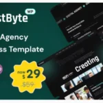 Nestbyte- Creative Agency and Startup WordPress Theme