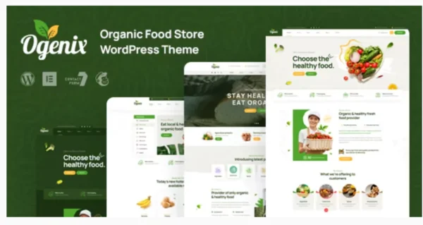 Ogenix - Organic Food Store WordPress Theme