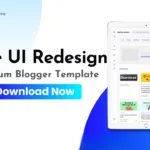 One UI Redesign Blogger Template