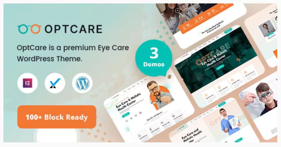 Optcare - Eye Care WordPress Theme +RTL