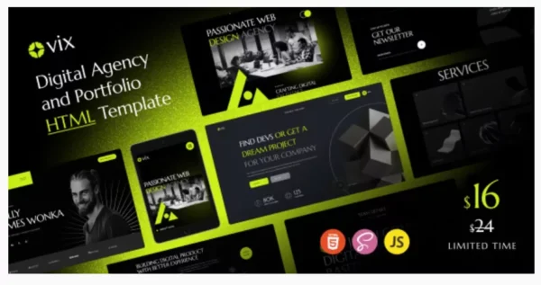 Ovix - Digital Agency & Creative Portfolio Template