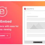 PDF Embed - WordPress PDF Viewer plugin