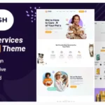 Pawsh Pet Care Services WordPress Theme