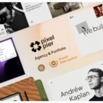 Pixelpiernyc - Portfolio Creative Agency Freelancer WordPress Theme