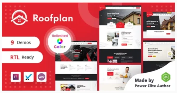 Roofplan - Roofing Services WordPress Theme + RTL
