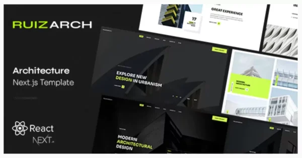 Ruizarch - React Architecture NextJS Template