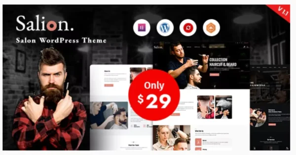 Salion – Hair Salon WordPress Theme