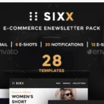 Sixx - E-commerce E-Newsletter Pack
