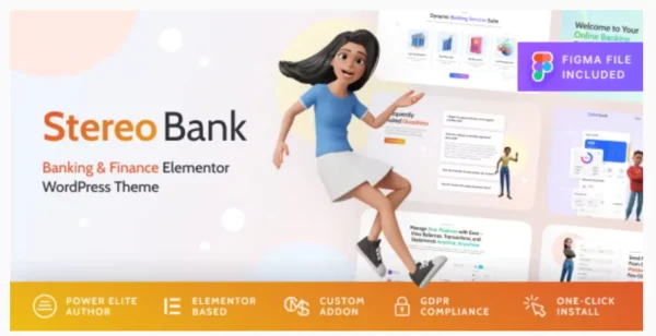 Stereo Bank - Business and Finance WordPress Theme