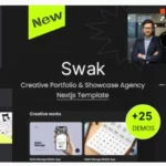 Swak - Creative Portfolio & Agency Nextjs Template
