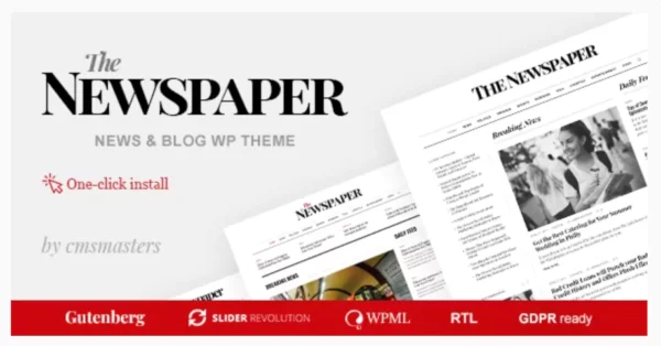 The Newspaper - Magazine Editorial WordPress Theme