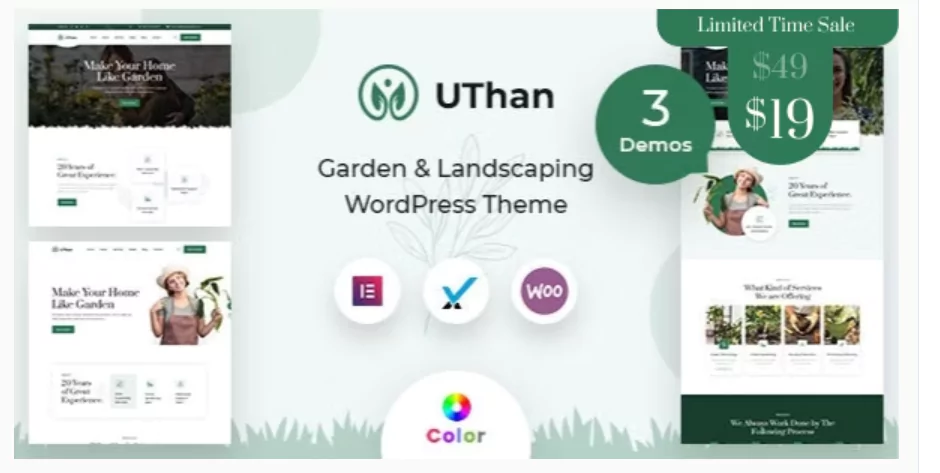 Uthan - Landscaping Gardening WordPress theme + RTL Uthan - Landscaping Gardening WordPress theme + RTL