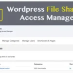 WP FSAM - File Sharing Access Manager