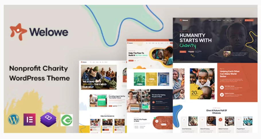 Welowe - Nonprofit Charity WordPress Theme
