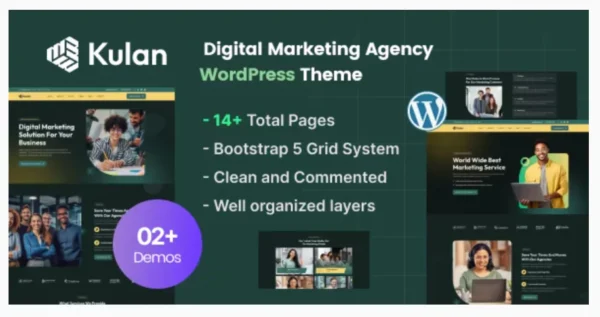 Kulan - Digital Marketing Agency WordPress Theme