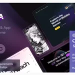 Prisma - Digital Startup & App WordPress Theme + AI