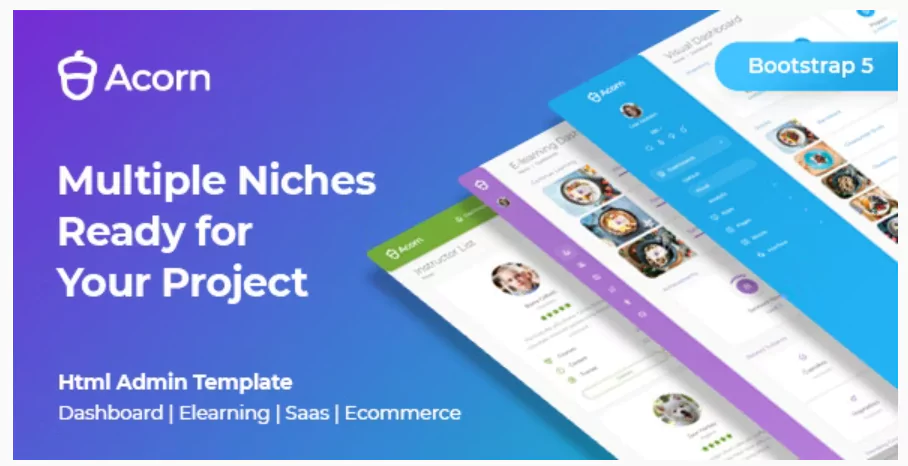 Acorn - Bootstrap 5 Html Laravel .Net Admin Template